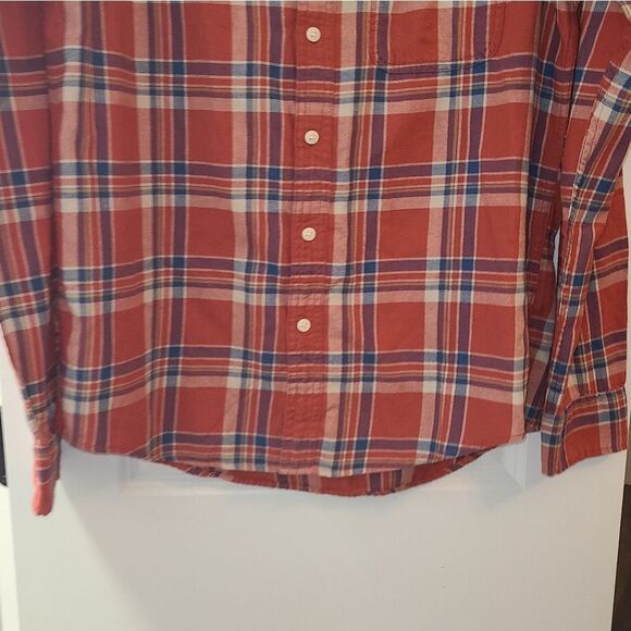 American Eagle Men's Button Down Plaid Shirt - Picture 3 of 9